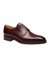 Load image into Gallery viewer, Bally Scrivani Men's Burgundy Calf Shiny Leather Derby Shoes Size 7 MSRP $1260
