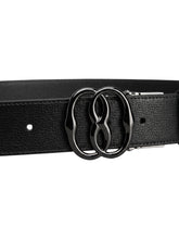 Load image into Gallery viewer, Bally 6305668 Emblem 40 Black Reversible Cut-To-Size Leather Belt EU 110/US 44

