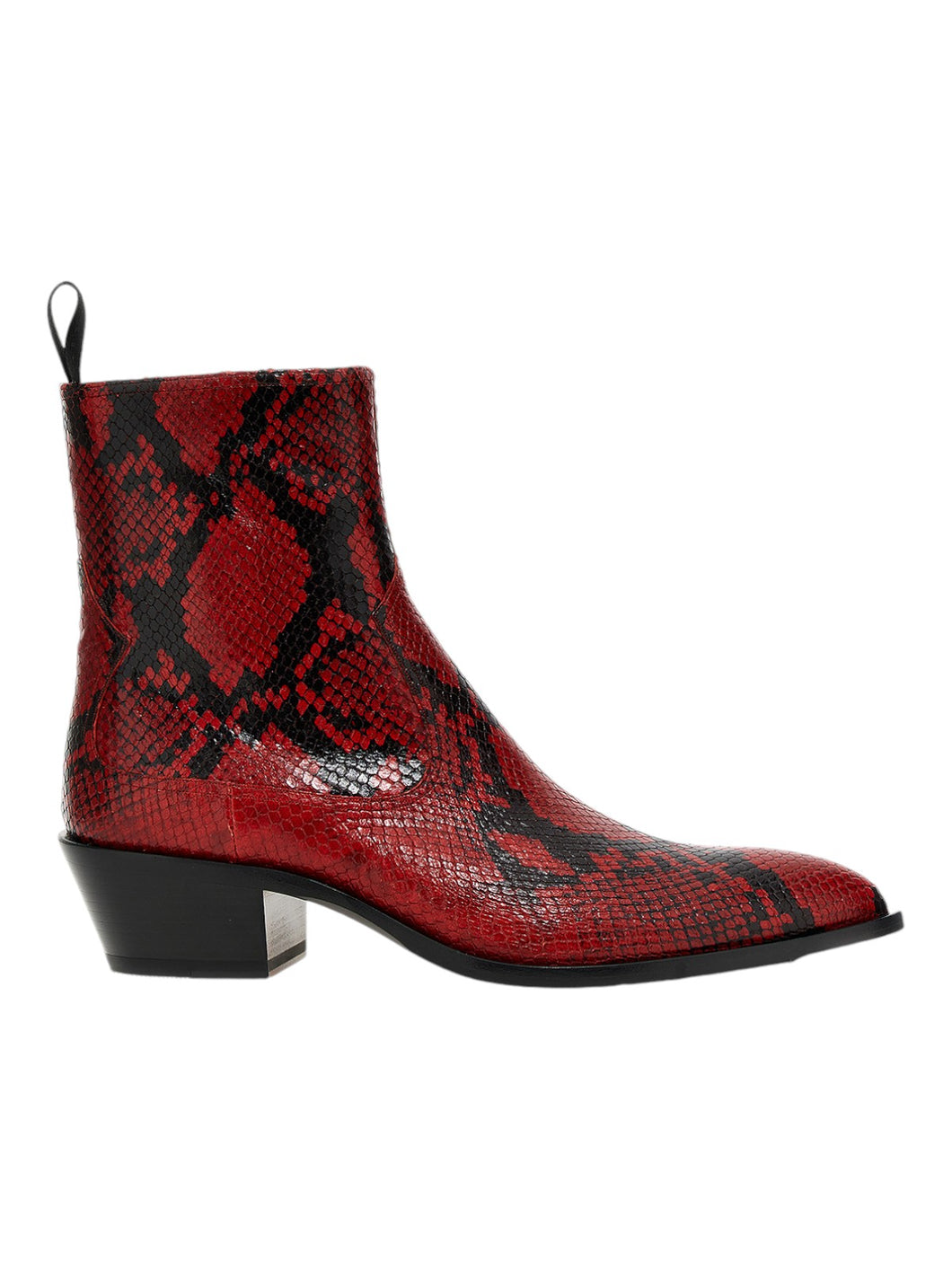 Bally Gaiman 6303991 Men's Ruby Animal Print Leather Boots MSRP $1100