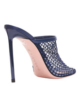 Load image into Gallery viewer, Bally Tyna 6304282 Women's Marine Crystal Mesh Pumps Size 8.5 MSRP $1350
