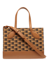 Load image into Gallery viewer, Bally 6304585 Keep On XS Monogram Multidesert Leather Tote Bag MSRP $927
