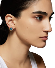 Load image into Gallery viewer, Konstantino Anthos Sterling Silver &amp; 18K Yellow Gold Blue Spinel Earrings SKMK3218-478 MSRP $550
