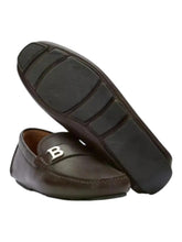Load image into Gallery viewer, Bally Wolter.O 6301190 Men's Coffee Leather Driver MSRP $750
