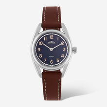Load image into Gallery viewer, NEW SHINOLA Detroit Women&#39;s The Derby S0120250584 Blue Dial Watch MSRP $650
