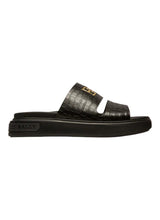 Load image into Gallery viewer, Bally Jym 6300672 Men&#39;s Black Leather Slides MSRP $450
