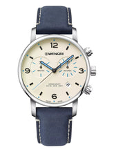 Load image into Gallery viewer, Wenger Swiss Army Men&#39;s 01.1743.119 Urban Metro Off White Dial 44 mm MSRP$320
