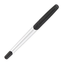 Load image into Gallery viewer, S T DUPONT DP400004 Défi Millenium Brushed Chrome &amp; Matt Black Fountain Pen MSRP $450
