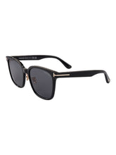 Load image into Gallery viewer, Tom Ford FT1287-K/S 01A Transparent Black Smoke Tint Sunglasses
