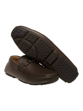 Load image into Gallery viewer, Bally Pinter Ebano Leather Driving Loafers Size 14 MSRP $720
