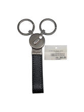 Load image into Gallery viewer, Salvatore Ferragamo Black Key Holder / Key Ring MSRP $390

