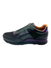 Load image into Gallery viewer, Bally Asmund 6217402 Men&#39;s Black Leather/Fabric Sneakers MSRP $630
