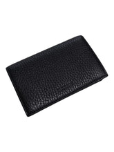 Load image into Gallery viewer, Bally Strenny 6207996 Men&#39;s Black Leather Bifold Wallet Business Card MSRP $280
