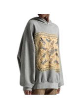 Load image into Gallery viewer, Bally 6305017 Men's Embroidered Train Cotton Hooded Sweatshirt MSRP $730
