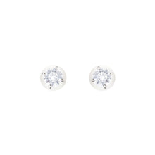 Load image into Gallery viewer, Swarovski Attract 5183618 Dual Sided Round Crystal Pearl Pierced Stud Earrings
