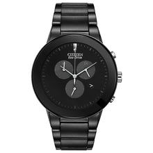 Load image into Gallery viewer, Citizen AT2245-57E Eco-Drive Axiom Mens Black Dial Bracelet 43mm Watch MSRP $425
