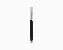 Load image into Gallery viewer, S.T. DUPONT DP400706 Défi Millenium Silver and Black Fountain Pen MSRP $450 NEW
