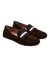 Load image into Gallery viewer, Bally Kansan 6305037 Men's Ebano Suede Leather Loafers MSRP $650
