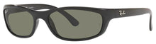 Load image into Gallery viewer, Ray-Ban RB4115 601/9A Polished Black G-15 Green Polarized 57-16-135
