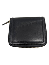 Load image into Gallery viewer, Salvatore Ferragamo Vara 683537 Black Leather Compact Wallet MSRP $595
