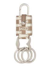 Load image into Gallery viewer, Bally 6307336 PNT Hook Key Holder MultiDeep Sepia Leather MSRP $280
