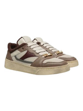Load image into Gallery viewer, Bally Ryker 6306794 Men's Deep Sepia &amp; White Leather Sneakers MSRP $685
