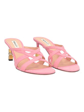 Load image into Gallery viewer, Bally Carolyn 6304284 Light Pink Strappy Slip On Dress Sandals Size 7.5 MSRP $1070
