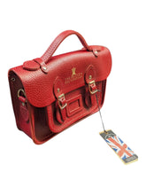Load image into Gallery viewer, Cambridge Satchel MINNA1523MPG The Mini Red Leather CrossBody Bag MSRP $265

