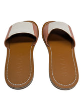 Load image into Gallery viewer, Bally Bianka 6303416 Two-Tone Peachy &amp; Bone Leather Sandals Size 10.5 MSRP $420
