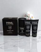 Load image into Gallery viewer, 99ml By Horstmann Shampoo, Shaving Gel &amp; Eau de Toilette (Travel Set) For Men MSRP $155
