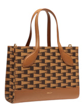 Load image into Gallery viewer, Bally 6304585 Keep On XS Monogram Multidesert Leather Tote Bag MSRP $927
