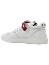 Load image into Gallery viewer, Bally Royce 6305984 Women&#39;s White Leather Low-Top Sneakers MSRP $690
