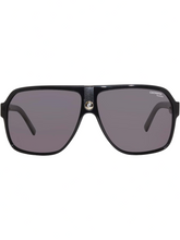 Load image into Gallery viewer, CARRERA Unisex 33/S Black Frame Gray Polarized Lens Aviator Sunglasses MSRP $185
