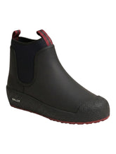 Load image into Gallery viewer, Bally Cubrid 6234581 Men's Black Curling Rubberized Leather Boot MSRP $750
