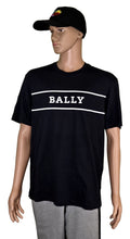 Load image into Gallery viewer, Bally 6234334 Men&#39;s Navy Blue Cotton Printed Logo T-Shirt Size Large

