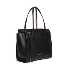 Load image into Gallery viewer, Salvatore Ferragamo Amy Women's 713906 Black Tote MSRP $1690
