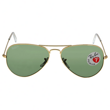 Load image into Gallery viewer, NEW RAY-BAN Men&#39;s Aviator Classic Polorized Gold Sunglasses RB3025 L0205 $213
