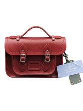 Load image into Gallery viewer, Cambridge Satchel MINNA1169MNI10101 The Mini Red Leather CrossBody Bag MSRP $265
