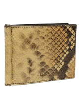 Load image into Gallery viewer, Bally 6304123 Men's New Rhu Python Printed Cardholder Leather MSRP $360
