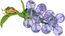 Load image into Gallery viewer, Swarovski Crystal Idyllia Snail &amp; Blueberries Figurine 5667549
