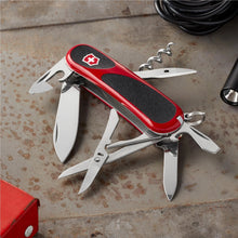 Load image into Gallery viewer, Victorinox Evolution 14 Grip Red &amp; Black Swiss Army Knife 14 Functions 2.3903.C
