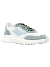 Load image into Gallery viewer, Bally Demmy 6303455 Women&#39;s Sage/Water Leather Sneakers Size 6.5 MSRP $630
