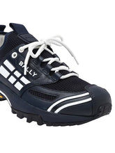 Load image into Gallery viewer, Bally Falko 6310751 Men's Trainer Peacoat Fabric &amp; Leather Sneakers MSRP $990
