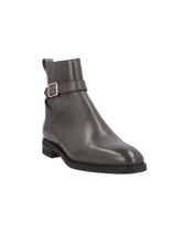 Load image into Gallery viewer, Bally Scaviel-R 6301512 Men's Militi Calf Plain Leather Boots MSRP $1500
