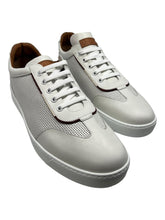Load image into Gallery viewer, Bally Baxley 6233852 Men&#39;s White Calf Perforated Sneakers MSRP $570
