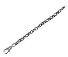 Load image into Gallery viewer, Konstantino Men&#39;s Sterling Silver &amp; Black Spinel Link Bracelet BMK4291-292 MSRP $1190
