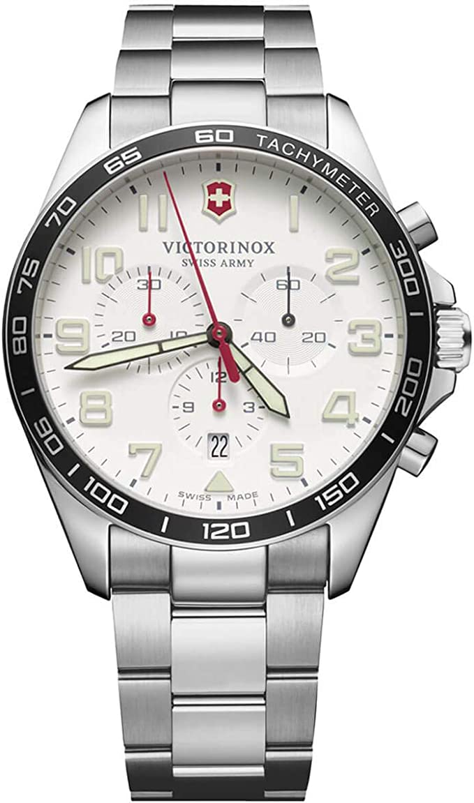 Victorinox Swiss Army 241856 Fieldforce Chrono Quartz 42 mm Men Watch MSRP $1016