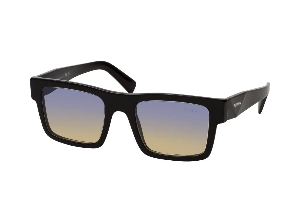 PRADA Unisex PR 19WS 1AB06Z Black Frame Gradient Lens Sunglasses MSRP $489