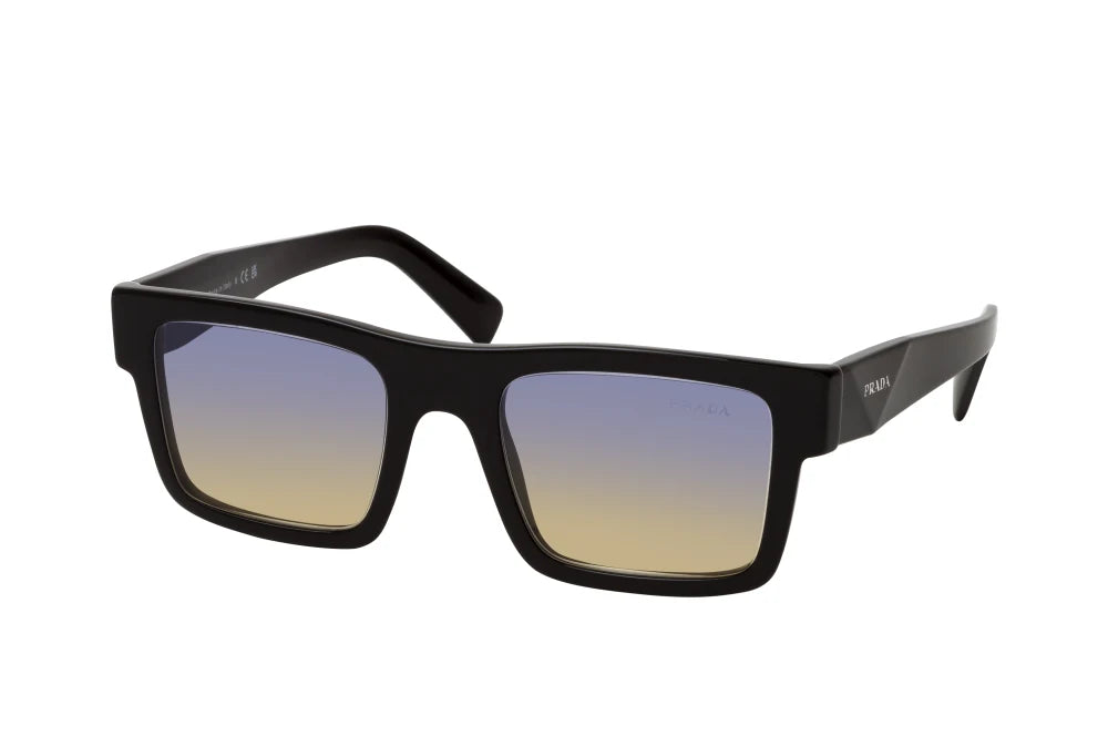 NWE PRADA Unisex PR 19WS 1AB06Z Black Frame Gradient Lens Sunglasses MSRP $433