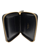 Load image into Gallery viewer, Salvatore Ferragamo Vara 683537 Black Leather Compact Wallet MSRP $595
