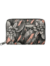 Load image into Gallery viewer, Bally 6227007 Dorin MultiRose Leather Zip-Around Wallet MSRP $350
